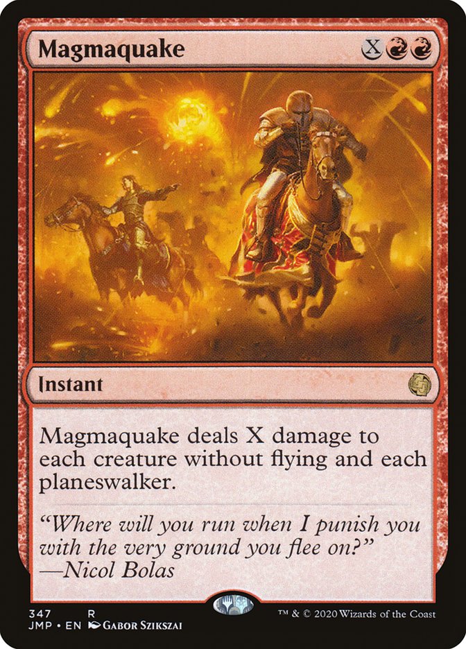 Magmaquake [Jumpstart] MTG Single Magic: The Gathering    | Red Claw Gaming