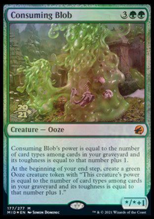 Consuming Blob [Innistrad: Midnight Hunt Prerelease Promos] MTG Single Magic: The Gathering    | Red Claw Gaming