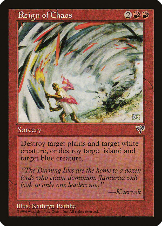 Reign of Chaos [Mirage] MTG Single Magic: The Gathering    | Red Claw Gaming