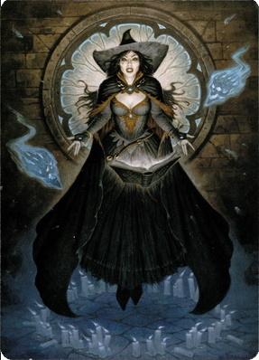 Tasha, the Witch Queen Art Card (76) [Commander Legends: Battle for Baldur's Gate Art Series] MTG Single Magic: The Gathering    | Red Claw Gaming