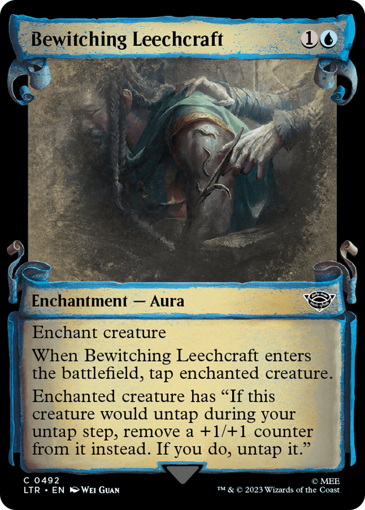 Bewitching Leechcraft [The Lord of the Rings: Tales of Middle-Earth Showcase Scrolls] MTG Single Magic: The Gathering    | Red Claw Gaming