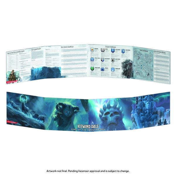 D&D DM SCREEN ICEWIND DALE RIME O/T FROSTMAIDEN D&D Book Wizards of the Coast    | Red Claw Gaming