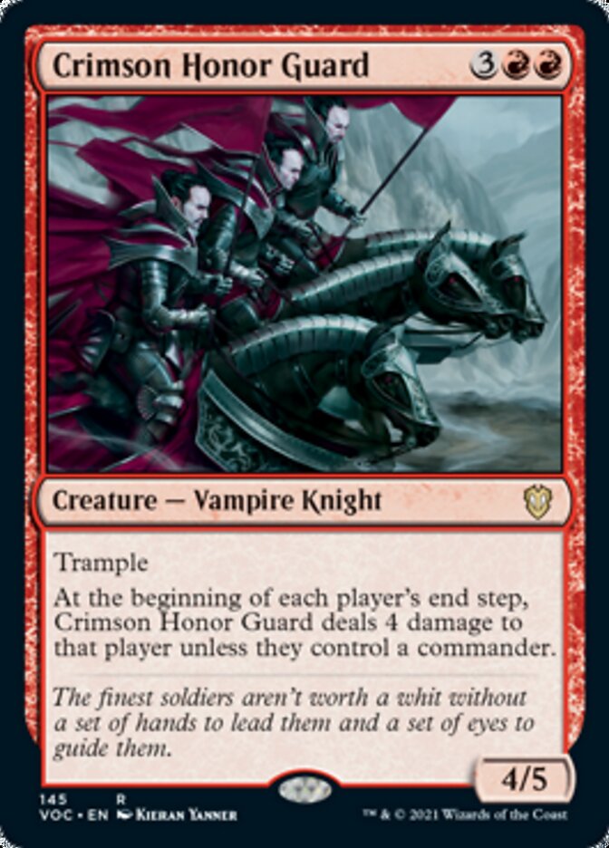 Crimson Honor Guard [Innistrad: Crimson Vow Commander] MTG Single Magic: The Gathering    | Red Claw Gaming
