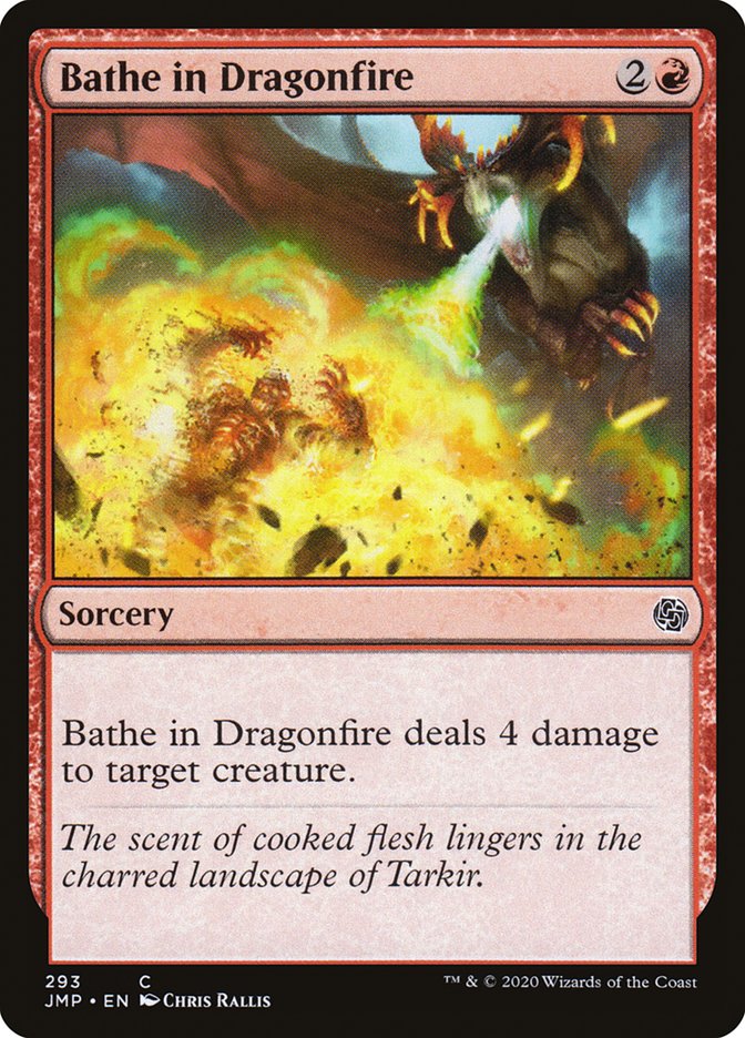 Bathe in Dragonfire [Jumpstart] MTG Single Magic: The Gathering    | Red Claw Gaming