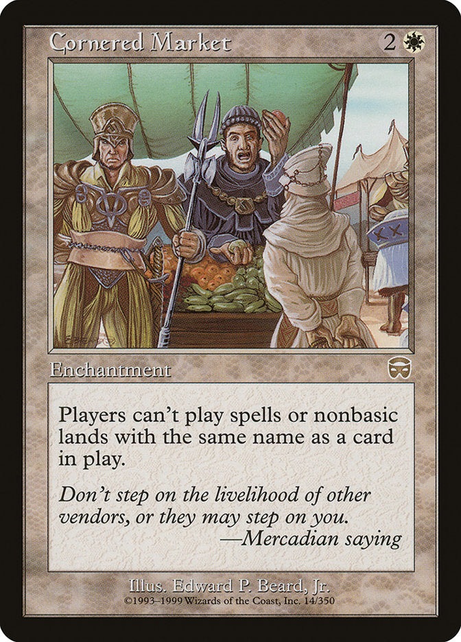 Cornered Market [Mercadian Masques] MTG Single Magic: The Gathering    | Red Claw Gaming