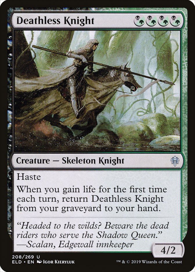 Deathless Knight [Throne of Eldraine] MTG Single Magic: The Gathering    | Red Claw Gaming