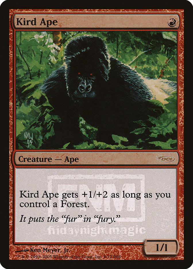 Kird Ape [Friday Night Magic 2005] MTG Single Magic: The Gathering    | Red Claw Gaming