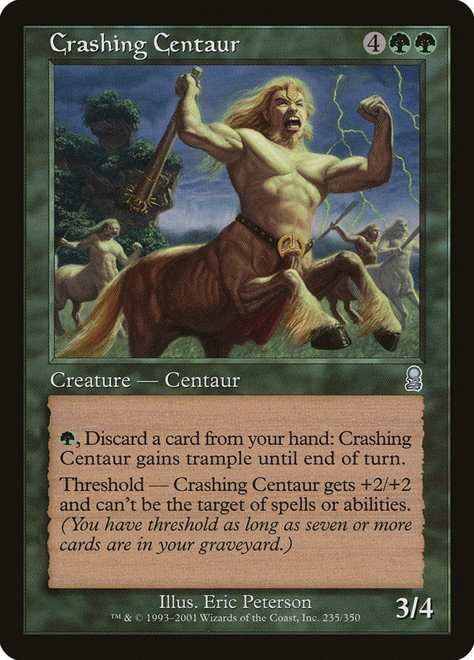Crashing Centaur [Odyssey] MTG Single Magic: The Gathering    | Red Claw Gaming
