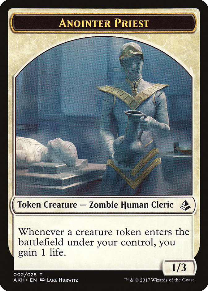 Anointer Priest Token [Amonkhet Tokens] MTG Single Magic: The Gathering    | Red Claw Gaming