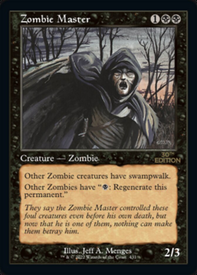 Zombie Master (Retro) [30th Anniversary Edition] MTG Single Magic: The Gathering    | Red Claw Gaming