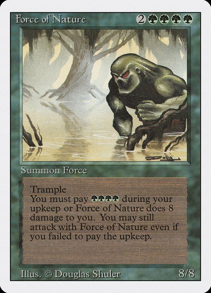 Force of Nature [Revised Edition] MTG Single Magic: The Gathering    | Red Claw Gaming
