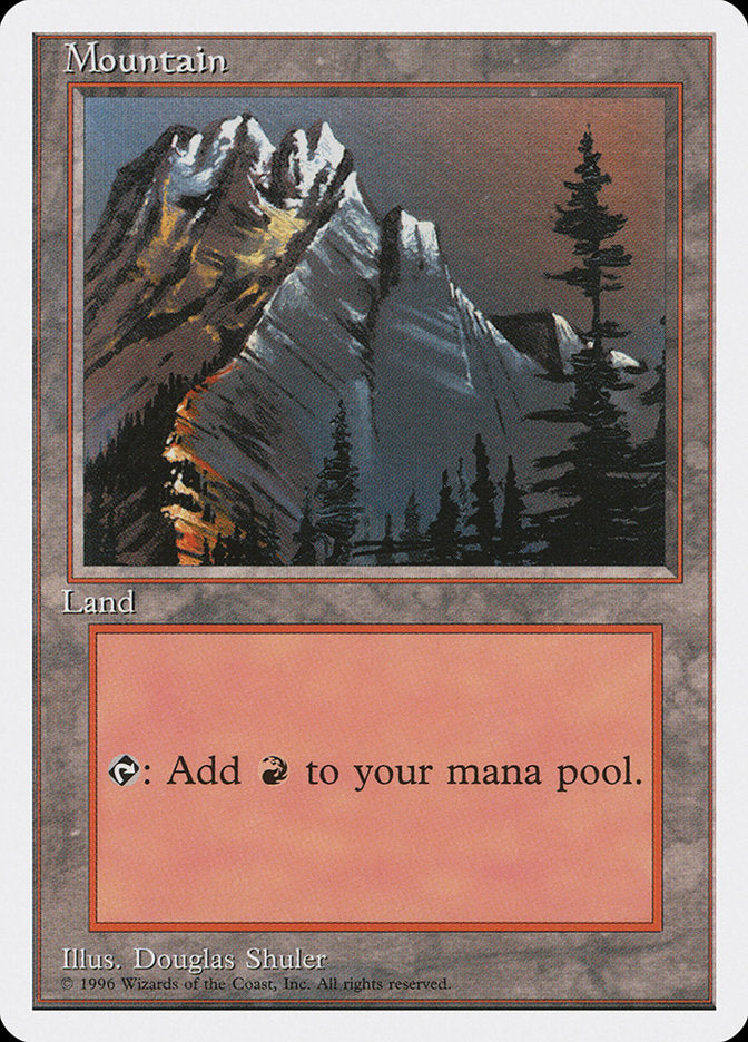 Mountain (Red Sky in the Top Right) [Introductory Two-Player Set] MTG Single Magic: The Gathering    | Red Claw Gaming