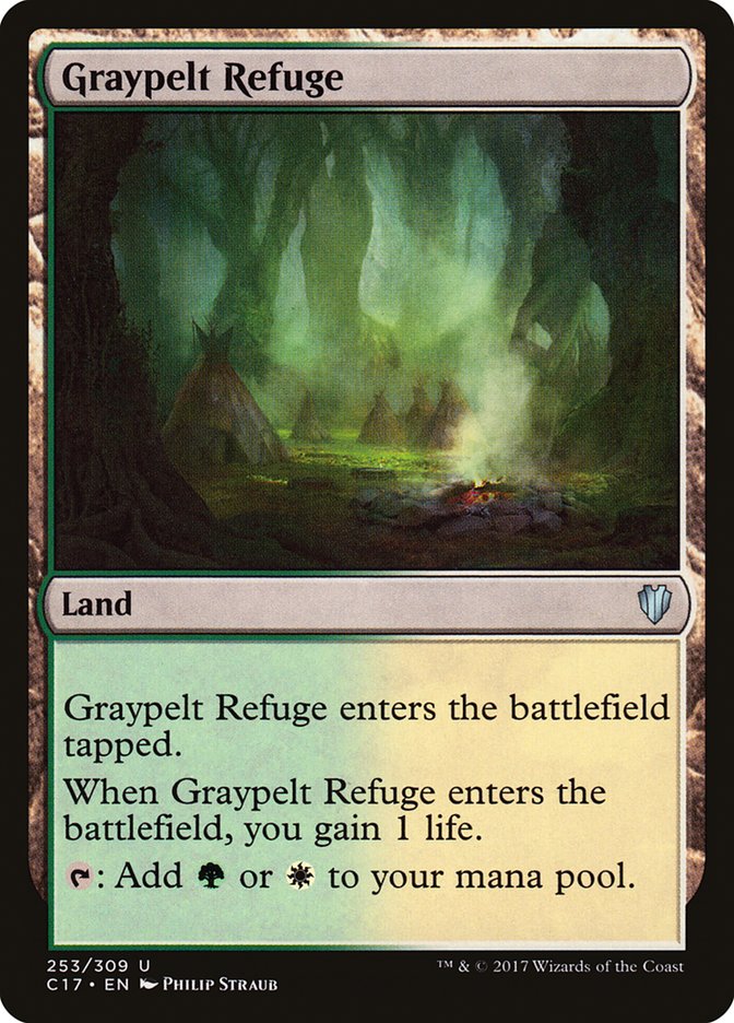 Graypelt Refuge [Commander 2017] MTG Single Magic: The Gathering    | Red Claw Gaming