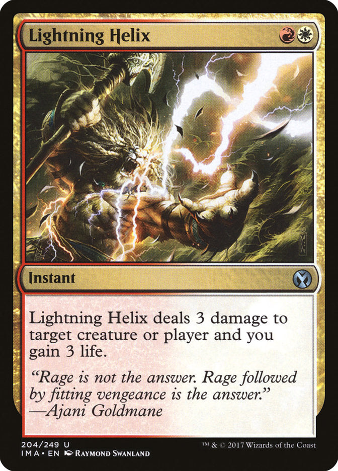 Lightning Helix [Iconic Masters] MTG Single Magic: The Gathering    | Red Claw Gaming