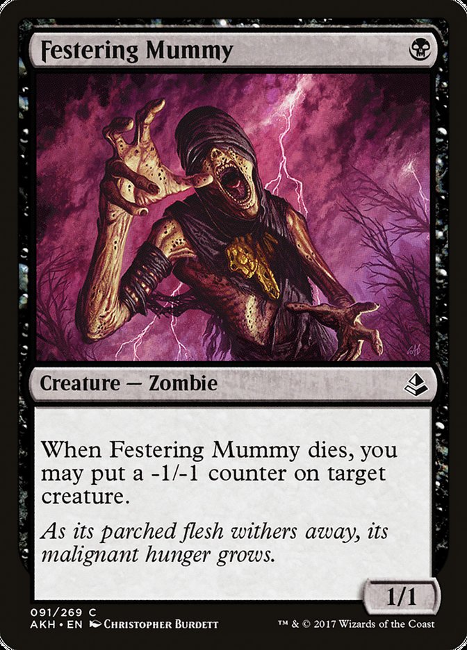 Festering Mummy [Amonkhet] MTG Single Magic: The Gathering    | Red Claw Gaming