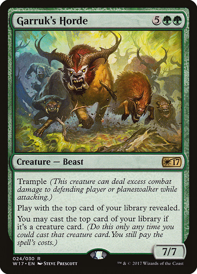 Garruk's Horde [Welcome Deck 2017] MTG Single Magic: The Gathering    | Red Claw Gaming