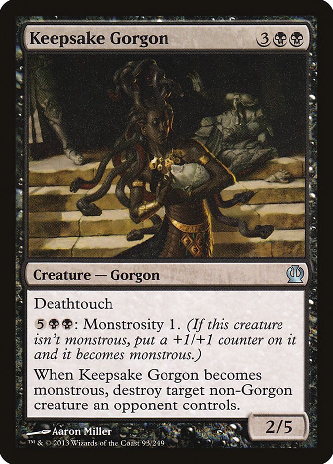 Keepsake Gorgon [Theros] MTG Single Magic: The Gathering    | Red Claw Gaming