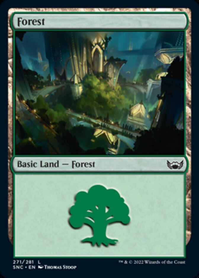 Forest (271) [Streets of New Capenna] MTG Single Magic: The Gathering    | Red Claw Gaming