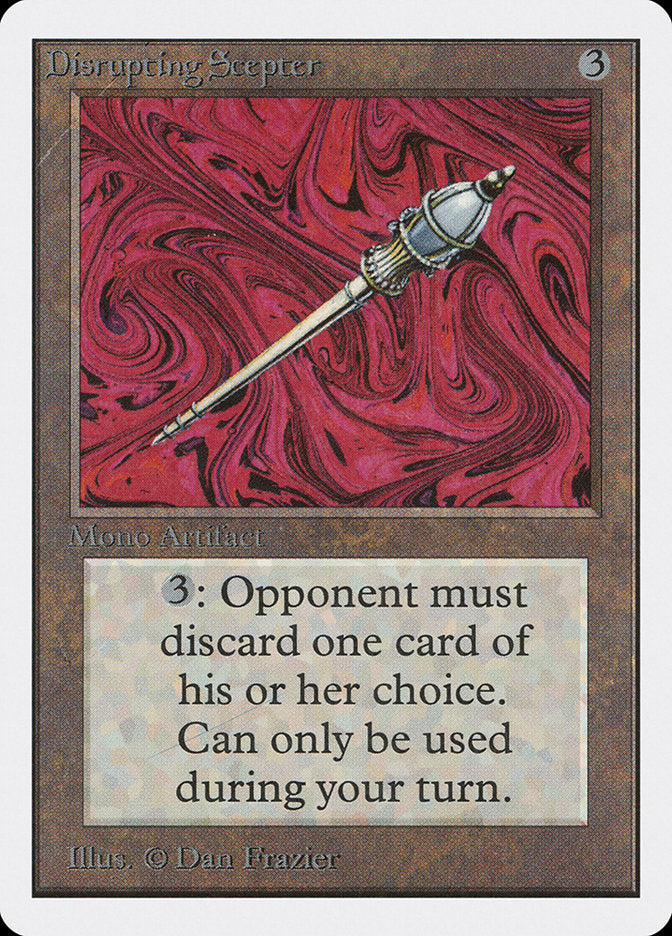 Disrupting Scepter [Unlimited Edition] MTG Single Magic: The Gathering    | Red Claw Gaming
