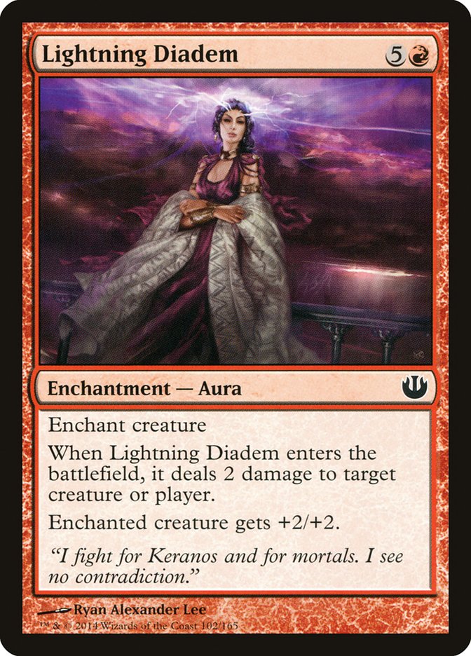 Lightning Diadem [Journey into Nyx] MTG Single Magic: The Gathering    | Red Claw Gaming