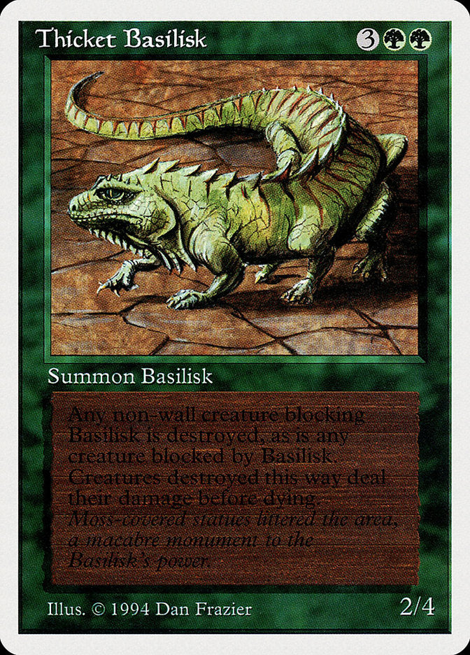 Thicket Basilisk [Summer Magic / Edgar] MTG Single Magic: The Gathering    | Red Claw Gaming