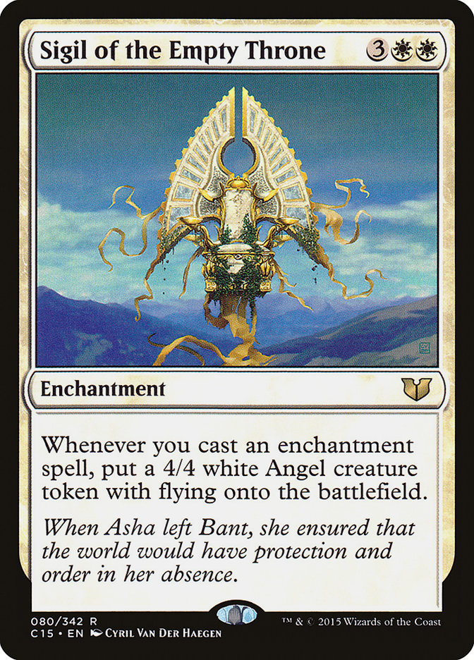 Sigil of the Empty Throne [Commander 2015] MTG Single Magic: The Gathering    | Red Claw Gaming
