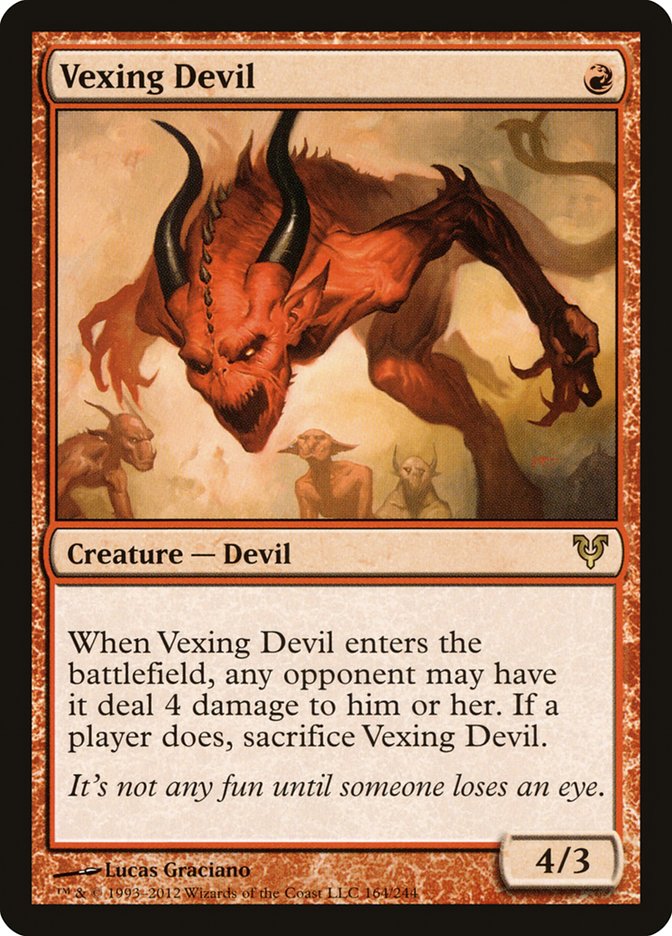 Vexing Devil [Avacyn Restored] MTG Single Magic: The Gathering    | Red Claw Gaming