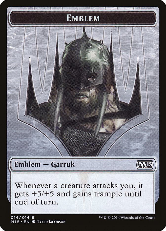 Garruk, Apex Predator Emblem [Magic 2015 Tokens] MTG Single Magic: The Gathering    | Red Claw Gaming