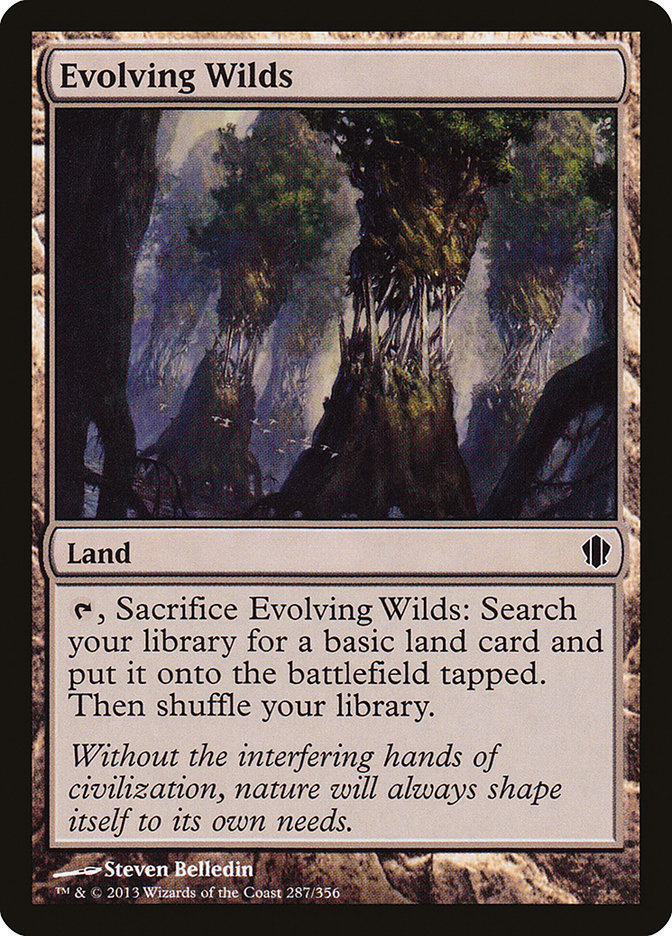Evolving Wilds [Commander 2013] MTG Single Magic: The Gathering    | Red Claw Gaming