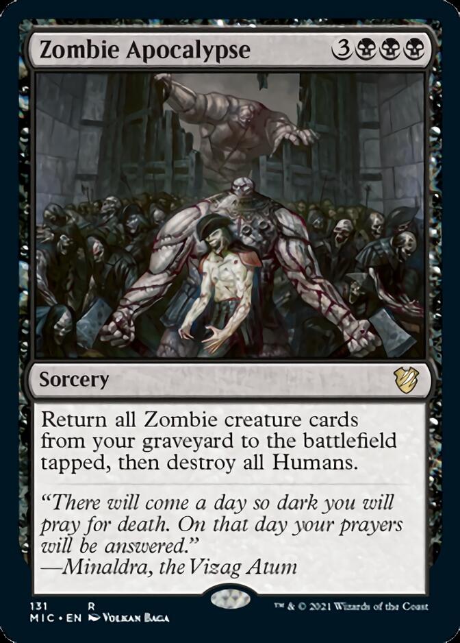 Zombie Apocalypse [Innistrad: Midnight Hunt Commander] MTG Single Magic: The Gathering    | Red Claw Gaming