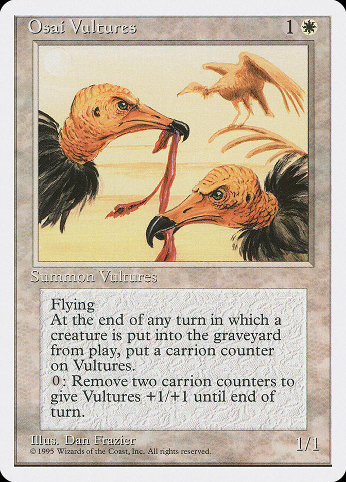 Osai Vultures [Fourth Edition] MTG Single Magic: The Gathering    | Red Claw Gaming