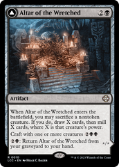 Altar of the Wretched // Wretched Bonemass [The Lost Caverns of Ixalan Commander] MTG Single Magic: The Gathering    | Red Claw Gaming