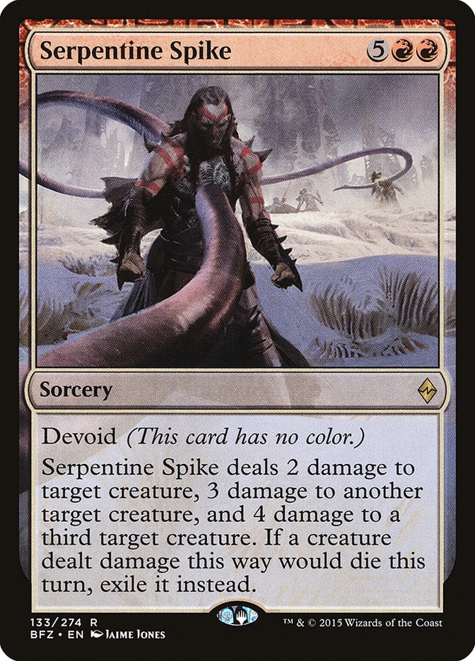 Serpentine Spike [Battle for Zendikar] MTG Single Magic: The Gathering    | Red Claw Gaming