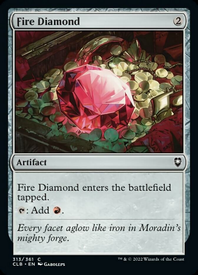 Fire Diamond [Commander Legends: Battle for Baldur's Gate] MTG Single Magic: The Gathering    | Red Claw Gaming