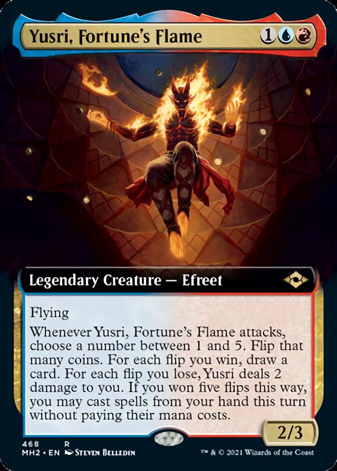 Yusri, Fortune's Flame (Extended Art) [Modern Horizons 2] MTG Single Magic: The Gathering    | Red Claw Gaming