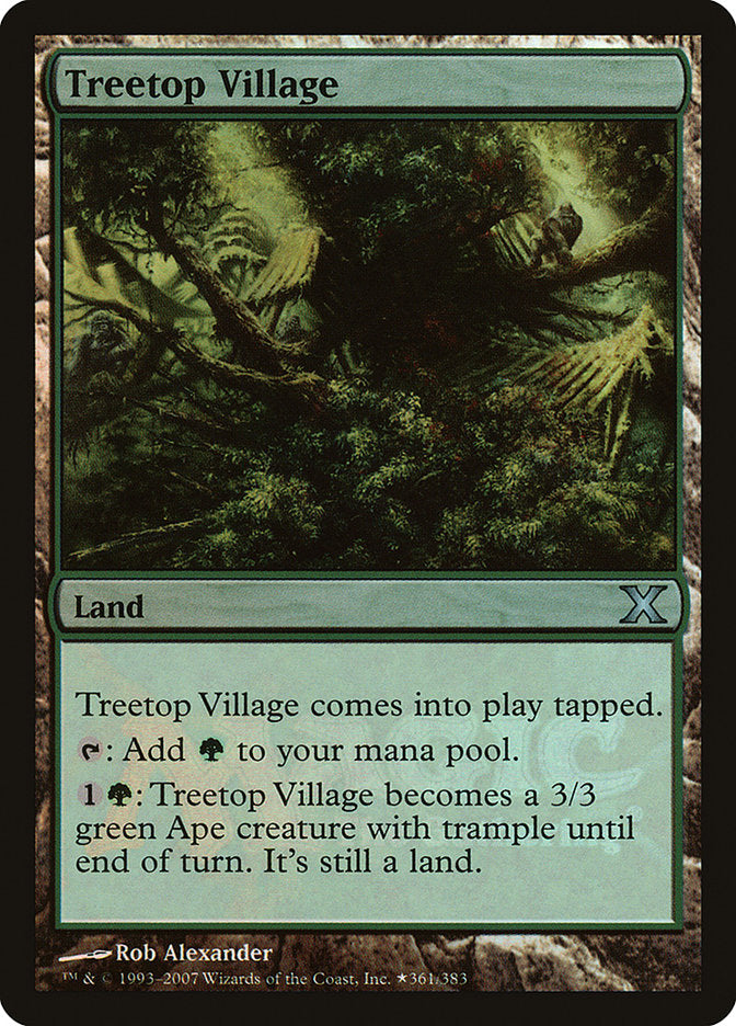 Treetop Village [Summer of Magic] MTG Single Magic: The Gathering    | Red Claw Gaming