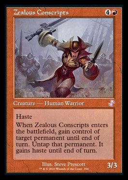 Zealous Conscripts (Timeshifted) [Time Spiral Remastered] MTG Single Magic: The Gathering    | Red Claw Gaming