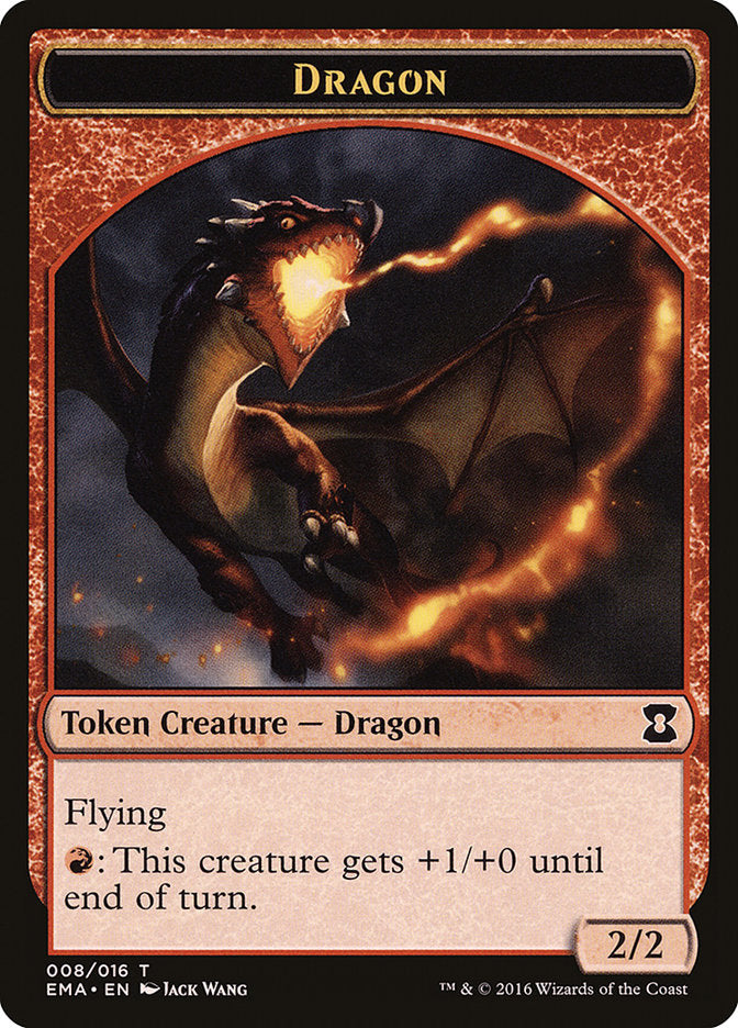 Dragon Token [Eternal Masters Tokens] MTG Single Magic: The Gathering    | Red Claw Gaming