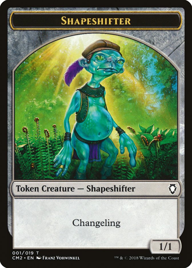 Shapeshifter Token [Commander Anthology Volume II Tokens] MTG Single Magic: The Gathering    | Red Claw Gaming