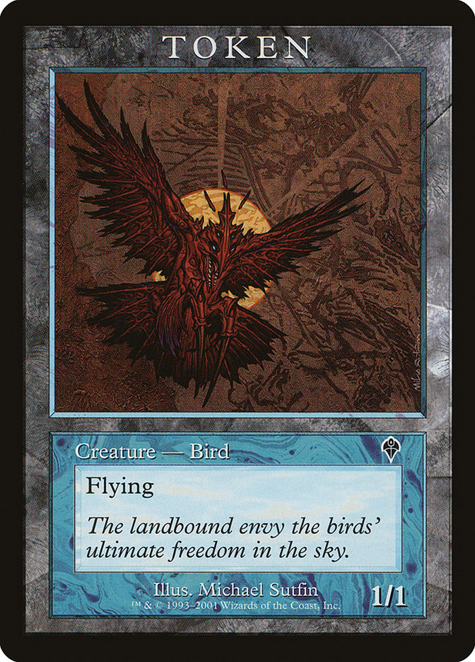 Bird Token [Magic Player Rewards 2001] MTG Single Magic: The Gathering    | Red Claw Gaming