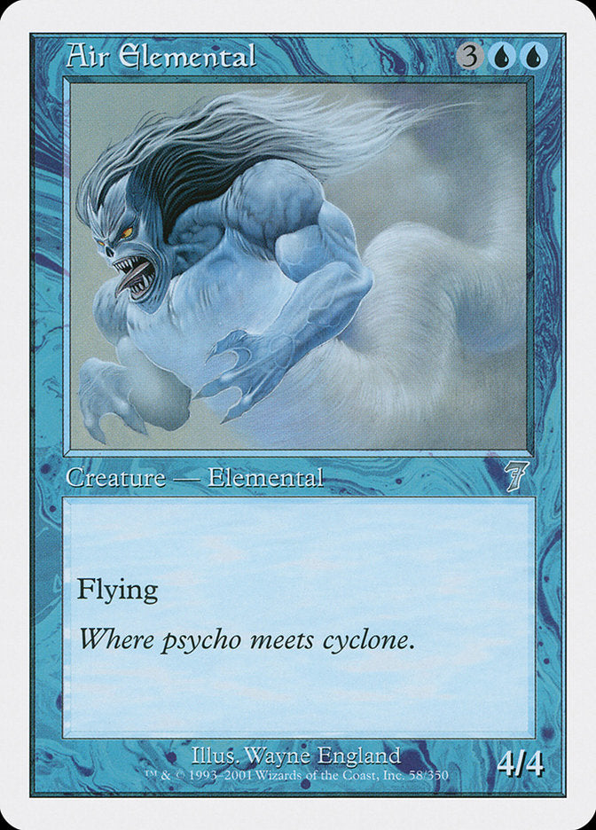 Air Elemental [Seventh Edition] MTG Single Magic: The Gathering    | Red Claw Gaming