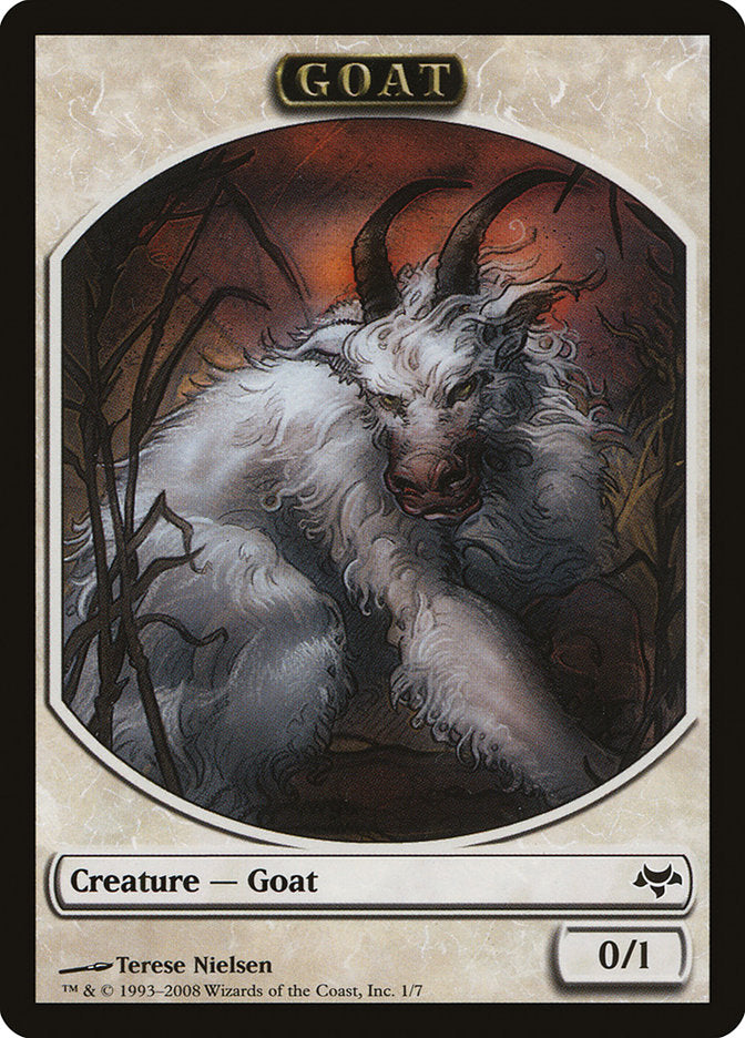 Goat Token [Eventide Tokens] MTG Single Magic: The Gathering    | Red Claw Gaming