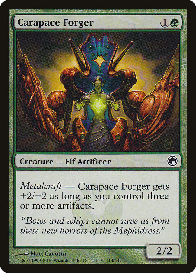 Carapace Forger [Scars of Mirrodin] MTG Single Magic: The Gathering    | Red Claw Gaming