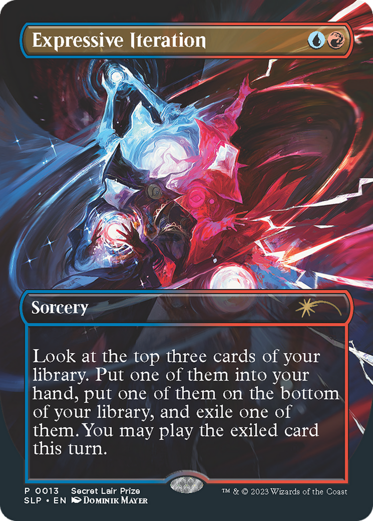 Expressive Iteration [Secret Lair Showdown] MTG Single Magic: The Gathering    | Red Claw Gaming