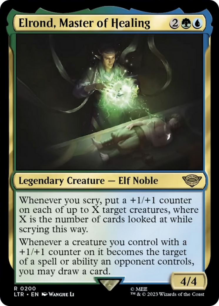 Elrond, Master of Healing [The Lord of the Rings: Tales of Middle-Earth] MTG Single Magic: The Gathering    | Red Claw Gaming