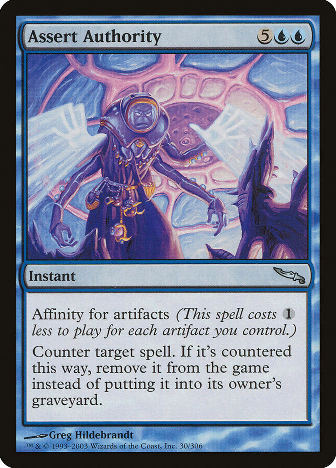 Assert Authority [Mirrodin] MTG Single Magic: The Gathering    | Red Claw Gaming