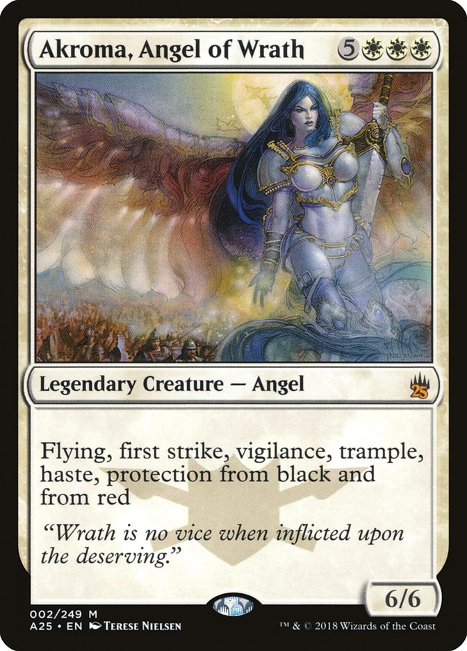 Akroma, Angel of Wrath [Masters 25] MTG Single Magic: The Gathering    | Red Claw Gaming