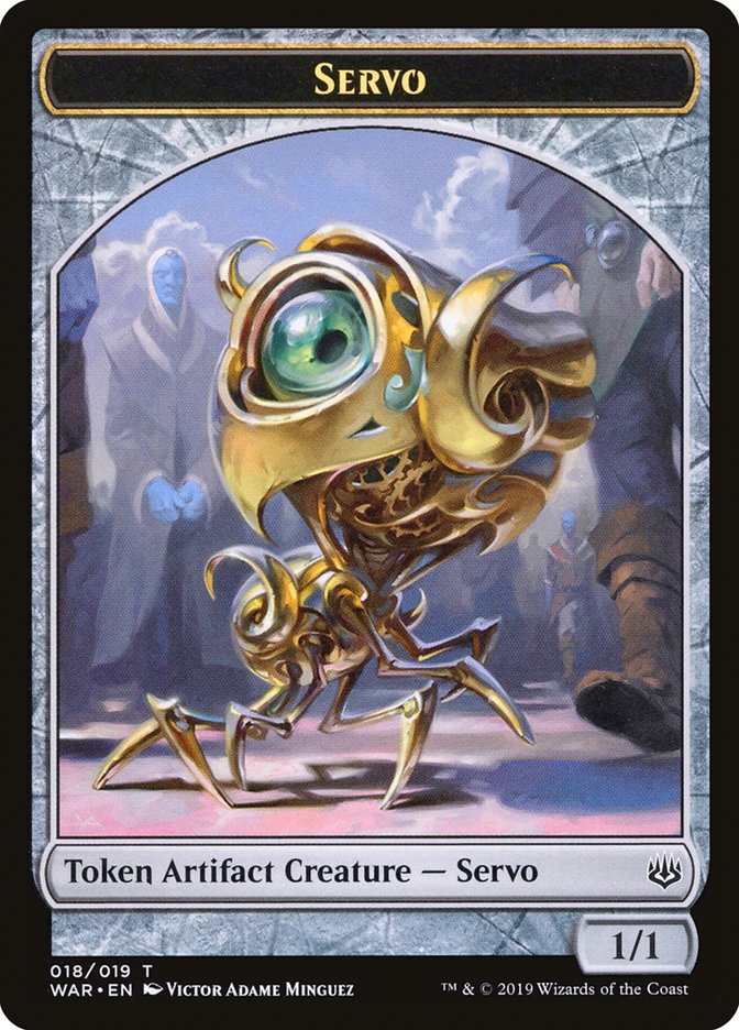 Servo Token [War of the Spark Tokens] MTG Single Magic: The Gathering    | Red Claw Gaming