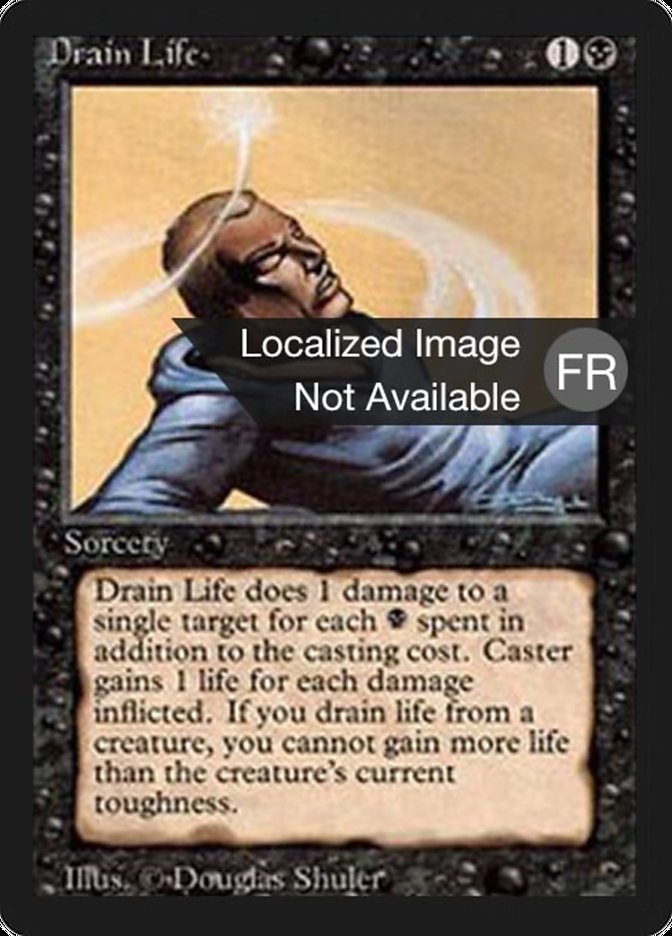 Drain Life [Foreign Black Border] MTG Single Magic: The Gathering    | Red Claw Gaming