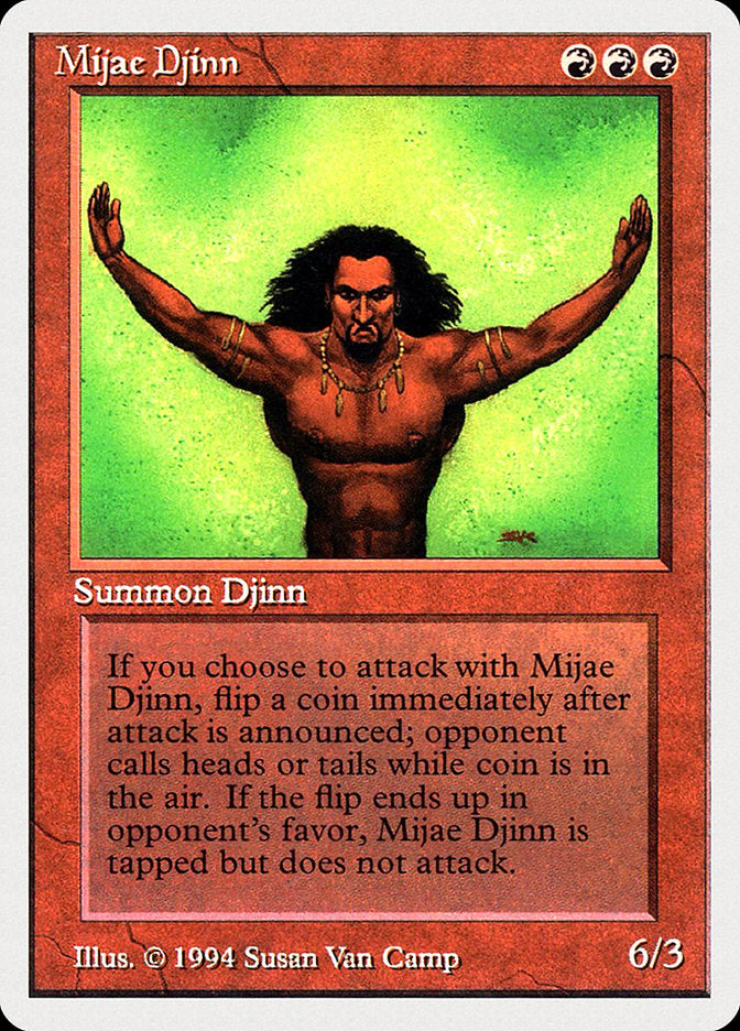 Mijae Djinn [Summer Magic / Edgar] MTG Single Magic: The Gathering    | Red Claw Gaming